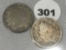 1902 & 03 V Nickel