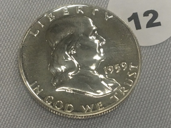 1959 Proof Kennedy Half Dollar
