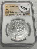 2023 Morgan Dollar, NGC MS70