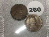 1910 & 1911-D  Lincoln Cent
