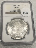 1884-CC Morgan Dollar, NGC MS64