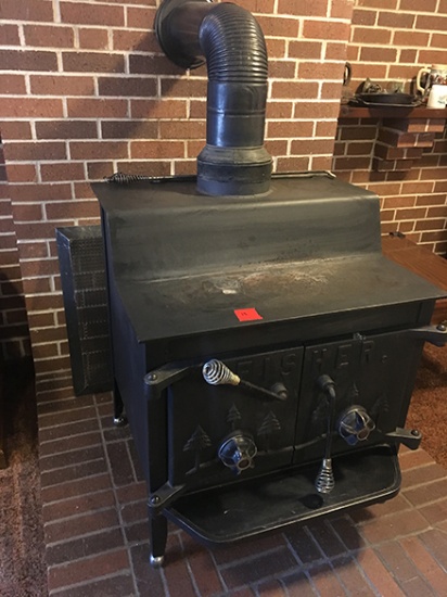 Fisher wood burning stove, good condition