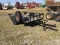1995 5x10 tilt bed single axle utility trailer