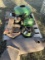 Pallet of JD A part, head, mufflers, tank, etc.