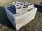 Lot of 52 cinder blocks