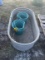 Galvanize water tank and 4 feed buckets