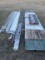 Various used metal and trim, Dodge tailgate