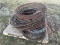 Pallet of used barbed wire
