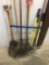 Shovels, rakes & misc.