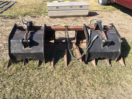 80 in. Skid steer brush grapple