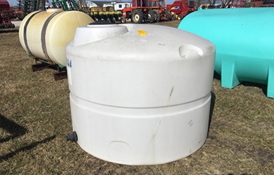 625 gal. Tank, water only