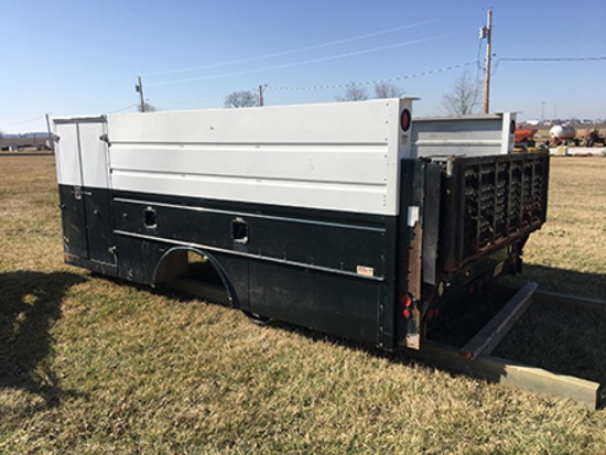 2001 14 ft. Stellar alum. Service truck bed