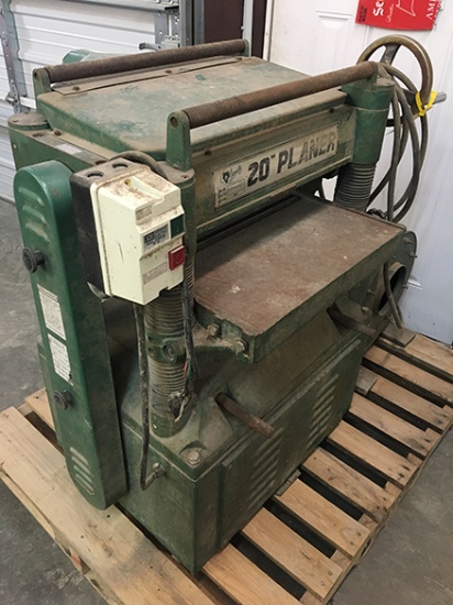 Grizzly 3hp 20 in. Planer