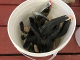 Bucket of clamps