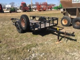 1995 5x10 tilt bed single axle utility trailer