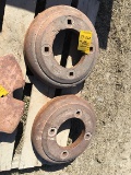 (2) CASE or MM front wheel weights