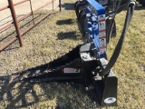 Tuff Fox tree or post puller, skid steer attached