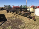 HD bumper pull 10 bale homemade hay trailer
