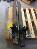 44 in. Clamp on pallet forks