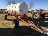 1000 gal. Tank (pond water) on heavy duty Clark running gear