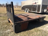 Steel 8 ft. 8 in. Flat bed with headache rack