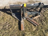 Skid steer attach tree or post puller