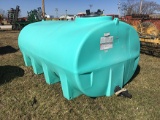 Enduraplas 1600 gal. Horizontal leg tank, like new