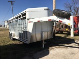 2003 Travalong Advantage Gooseneck Livestock Trailer