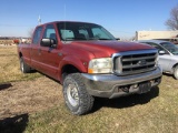 2002 Ford F250 4 dr, long bed