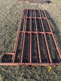 (2) used 12 ft. Corral panels