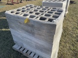 Lot of 79 cinder blocks