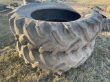 Pair of 18.4-38 tires