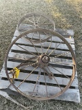 (2) Steel Wheels