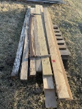 Misc. lumber and 2 man saw