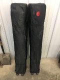 (2) free standing canopies