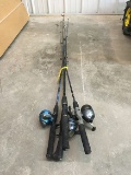 (4) Fishing Poles