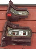 1966 Chevelle L&R tail light, housing tabs, good
