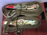 (2) ratchet straps