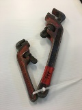 6 in. and 14 in. Ridgid pipe wrenches