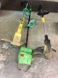 (2) electric string trimmers and electric cultivator