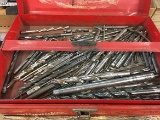 Tray of drill bits