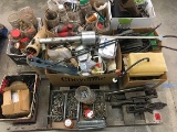 Pallet of various hardware parts and salvage
