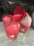 (2) gas cans and funnel