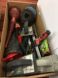 Funnels, trowels, tie wire, misc.