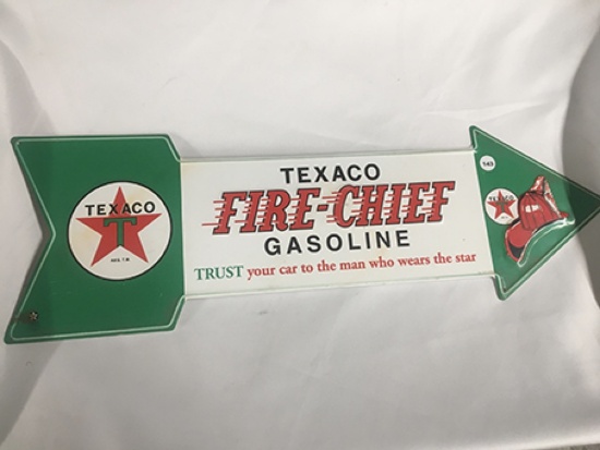 9  x 27 in. Texaco Reproduction Sign