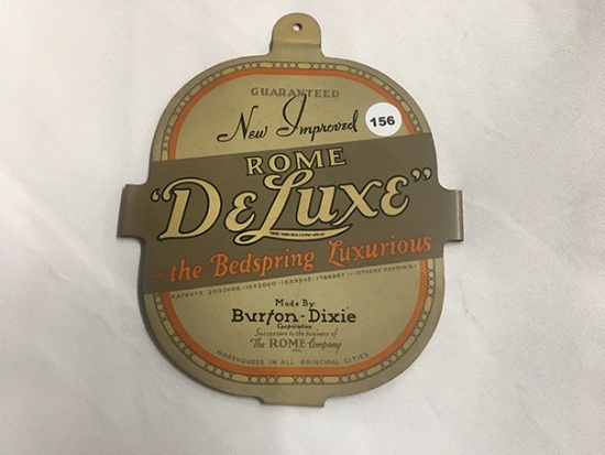 6  x 7 in. Rome Deluxe Metal Tag Sign