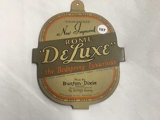 6  x 7 in. Rome Deluxe  Metal Tag Sign