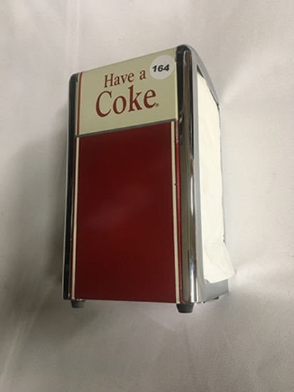 Coca Cola Napkin Dispenser Circa 1992