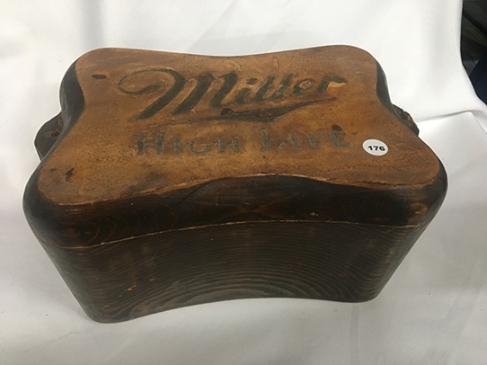 Wooden Miller High Life Covered Box