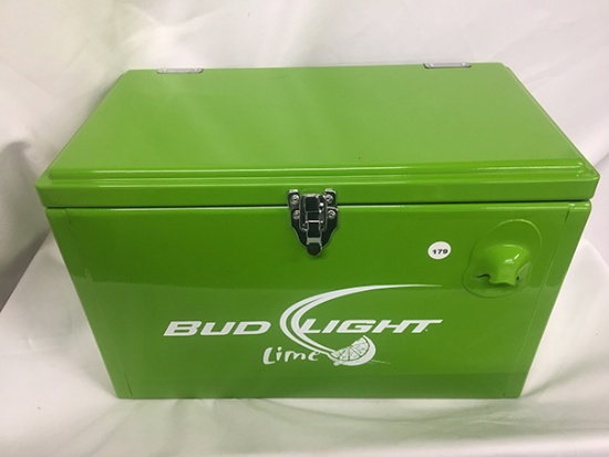 Bud Light Lime Cooler 10 in x 18 in x 12 in. Tall